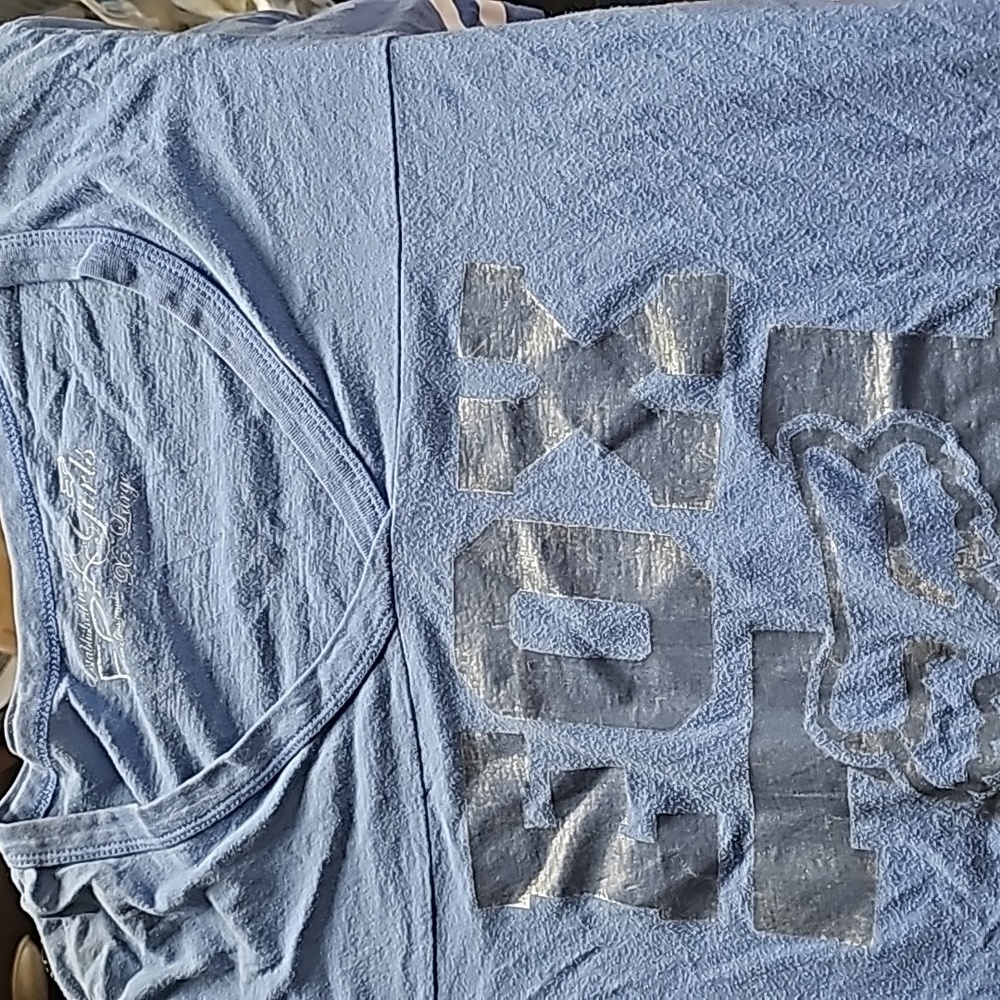 Fox Girls XL Blue Jersey shirt